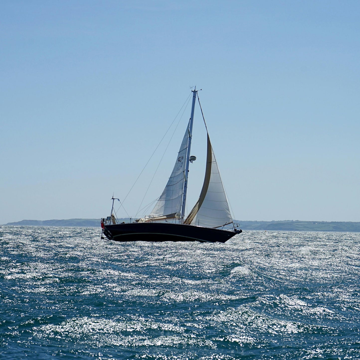 Sailboat Keychain, Sailboat Gifts, New Driver Gift, Initial Keychain, Luggage Tag, Couples Keychain, Nautical gifts, Sailing gifts