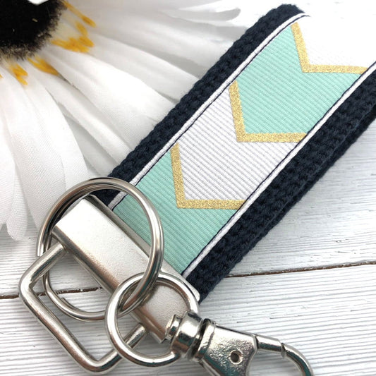 Mini Keychain | Mini Key Fob | Turquoise Keychain | Gift for Mom | Gift for Best Friend