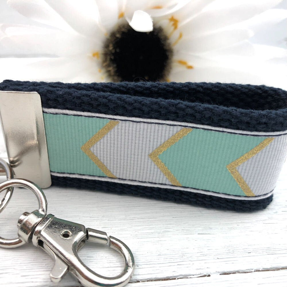 Mini Keychain | Mini Key Fob | Turquoise Keychain | Gift for Mom | Gift for Best Friend