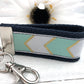 Mini Keychain | Mini Key Fob | Turquoise Keychain | Gift for Mom | Gift for Best Friend