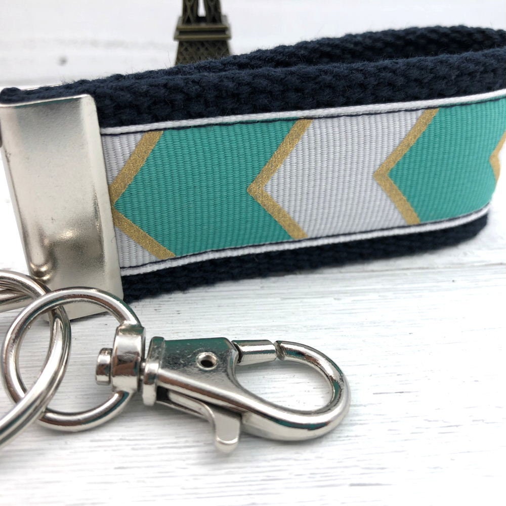 Mini Keychain | Mini Key Fob | Turquoise Keychain | Gift for Mom | Gift for Best Friend