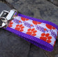 Mini Keyfob Clemson Tigers Ribbon Keychain For Him or Her, Approved Crafter License Holder