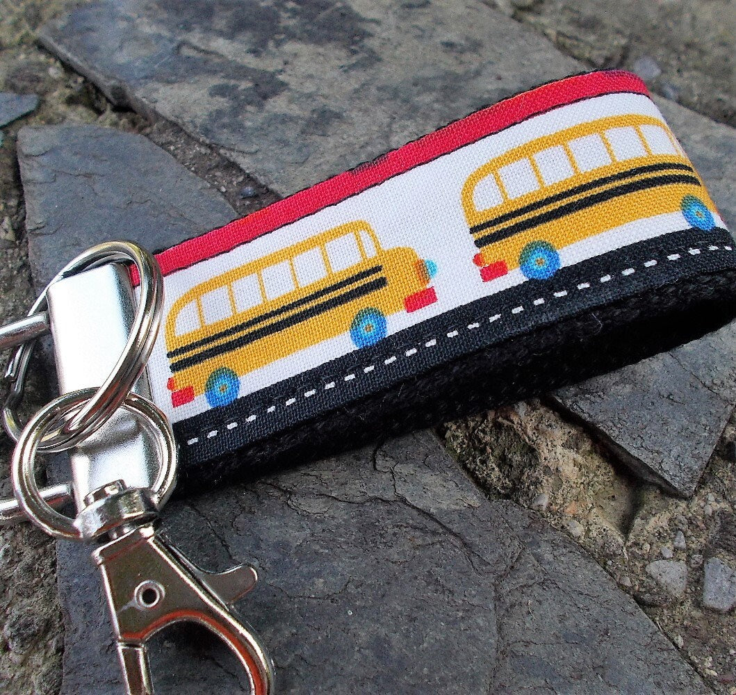 Mini Keyfob Teacher Keychain Bus Ideal Bus Driver Appreciation Gift