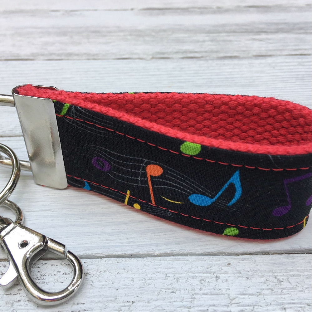 Handmade Music Keychain, Piano Teacher Gift, Music Gifts, Music Print, Music Notes, Music Teacher Gift, Cousin Gifts, Luggage Tag, Key Chain