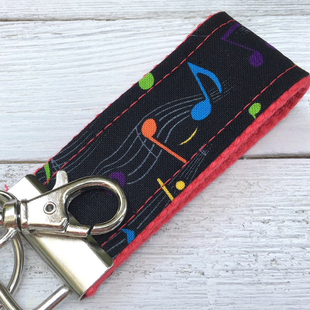 Handmade Music Keychain, Piano Teacher Gift, Music Gifts, Music Print, Music Notes, Music Teacher Gift, Cousin Gifts, Luggage Tag, Key Chain
