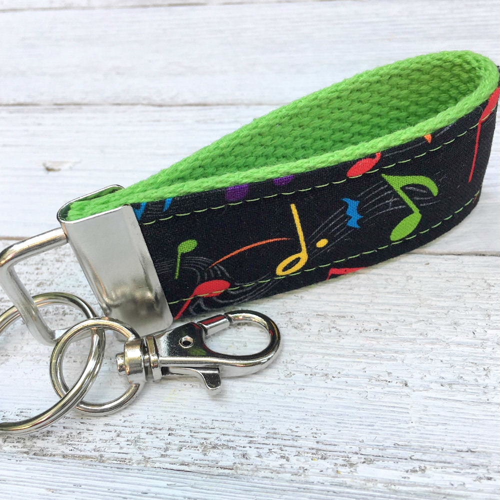 Handmade Music Keychain, Piano Teacher Gift, Music Gifts, Music Print, Music Notes, Music Teacher Gift, Cousin Gifts, Luggage Tag, Key Chain