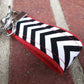 Mini Keyfob FOB Keychain for Women Ideal as a Purse Keychain or Backpack Keychain, Chevron