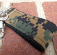 Camo Mini Key FOB Keychain for Him - Mini Keychain for Boyfriend, Husband, Father Ideal as Belt Loop Keychain