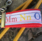 Mini Keyfob Teacher Keychain ABC Ribbon Ideal Teacher Appreciation Gift
