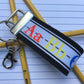 Mini Keyfob Teacher Keychain ABC Ribbon Ideal Teacher Appreciation Gift