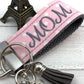 Mini Key FOB Keychain for Women Ideal as a Purse Keychain or Backpack Keychain, MOM gift