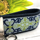 Mini Keyfob FOB Keychain for Women Ideal as a Purse Keychain or Backpack Keychain, Jacquard Ribbon