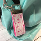 Mini Keyfob FOB Keychain for Women Ideal as a Purse Keychain or Backpack Keychain, Cancer Awareness