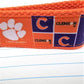 Mini Keyfob Clemson Tigers Ribbon Keychain For Him or Her, Approved Crafter License Holder