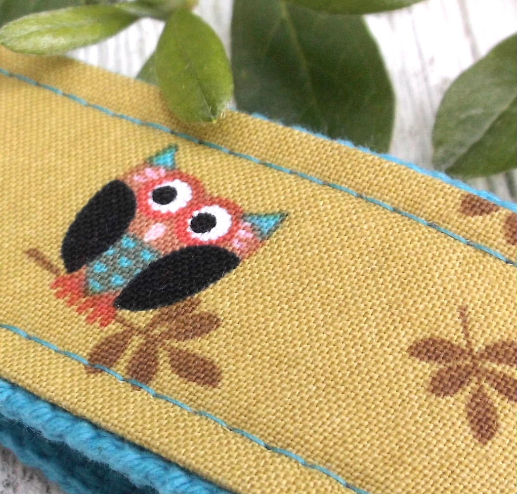 Mini Keyfob FOB Keychain for Women Ideal as a Purse Keychain or Backpack Keychain, Owls