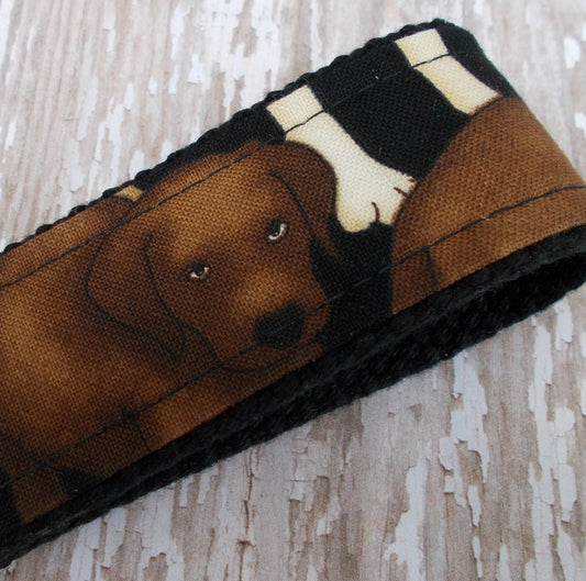 Mini Key FOB Keychain for Him - Mini Keychain for Boyfriend, Husband, Father Ideal as Belt Loop Keychain, Dogs