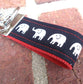 Mini Keyfob FOB Keychain for Women Ideal as a Purse Keychain or Backpack Keychain, Elephants