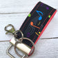 Handmade Music Keychain, Piano Teacher Gift, Music Gifts, Music Print, Music Notes, Music Teacher Gift, Cousin Gifts, Luggage Tag, Key Chain