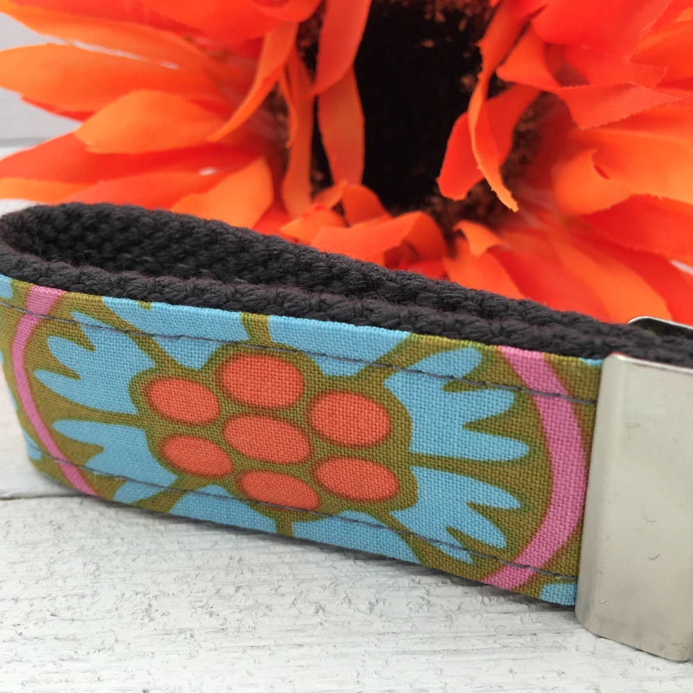 Amy Butler Mini Keyfob FOB Keychain for Women Ideal as a Purse Keychain or Backpack Keychain, Ideal Small Bridesmaid Gift