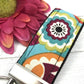 Teal Floral Mini Keyfob FOB Keychain for Women Ideal as a Purse Keychain or Backpack Keychain, Ideal Small Bridesmaid Gift