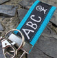 Mini Keyfob Teacher Keychain ABC Ribbon Ideal Teacher Appreciation Gift