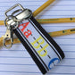 Mini Keyfob Teacher Keychain ABC Ribbon Ideal Teacher Appreciation Gift