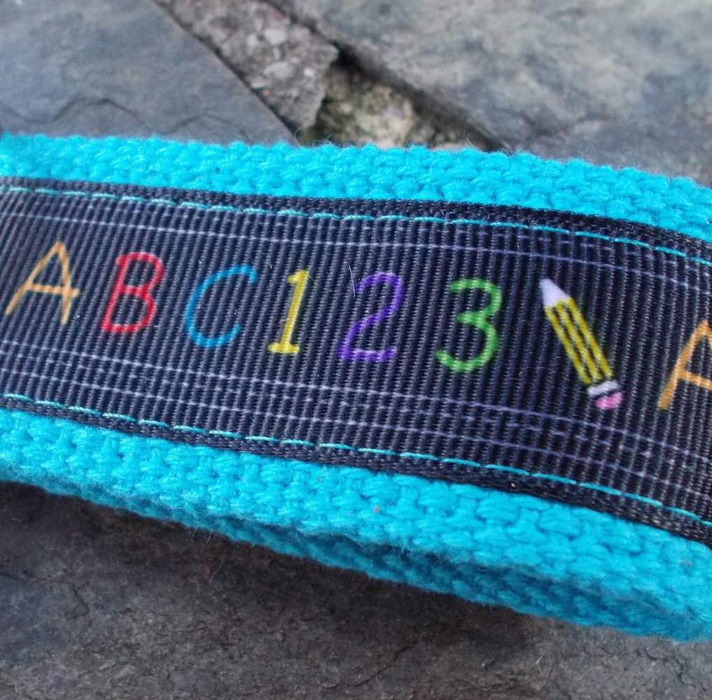 Mini Keyfob Teacher Keychain ABC Ribbon Ideal Teacher Appreciation Gift