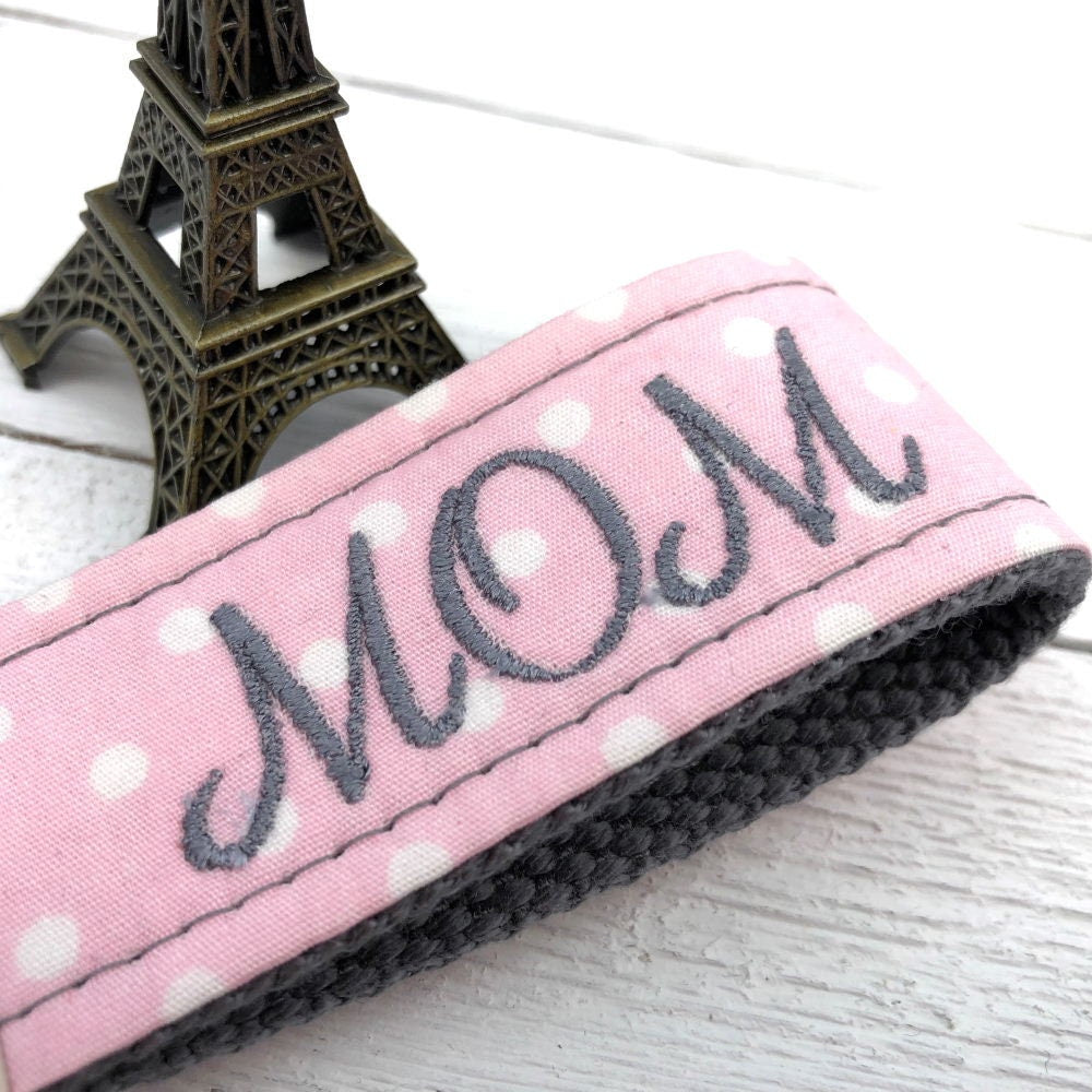 Mini Key FOB Keychain for Women Ideal as a Purse Keychain or Backpack Keychain, MOM gift