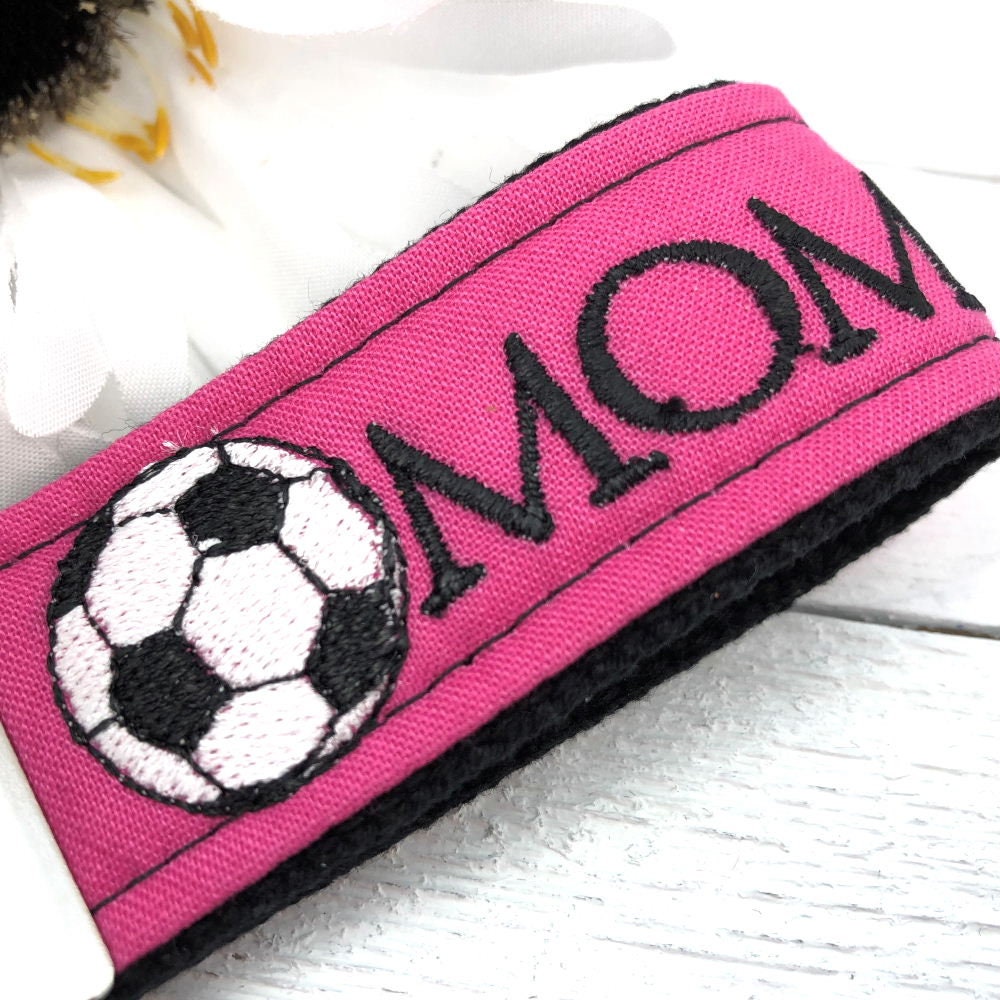 Mini Key Fob, Keychain for Women, Ideal as a Purse Keychain , Backpack Keychain, Soccer Mom, Stocking Stuffer