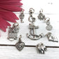 Mini Keyfob FOB Keychain for Women Ideal as a Purse Keychain or Backpack Keychain, Ideal Small Bridesmaid Gift Anchor, Boat Keychain