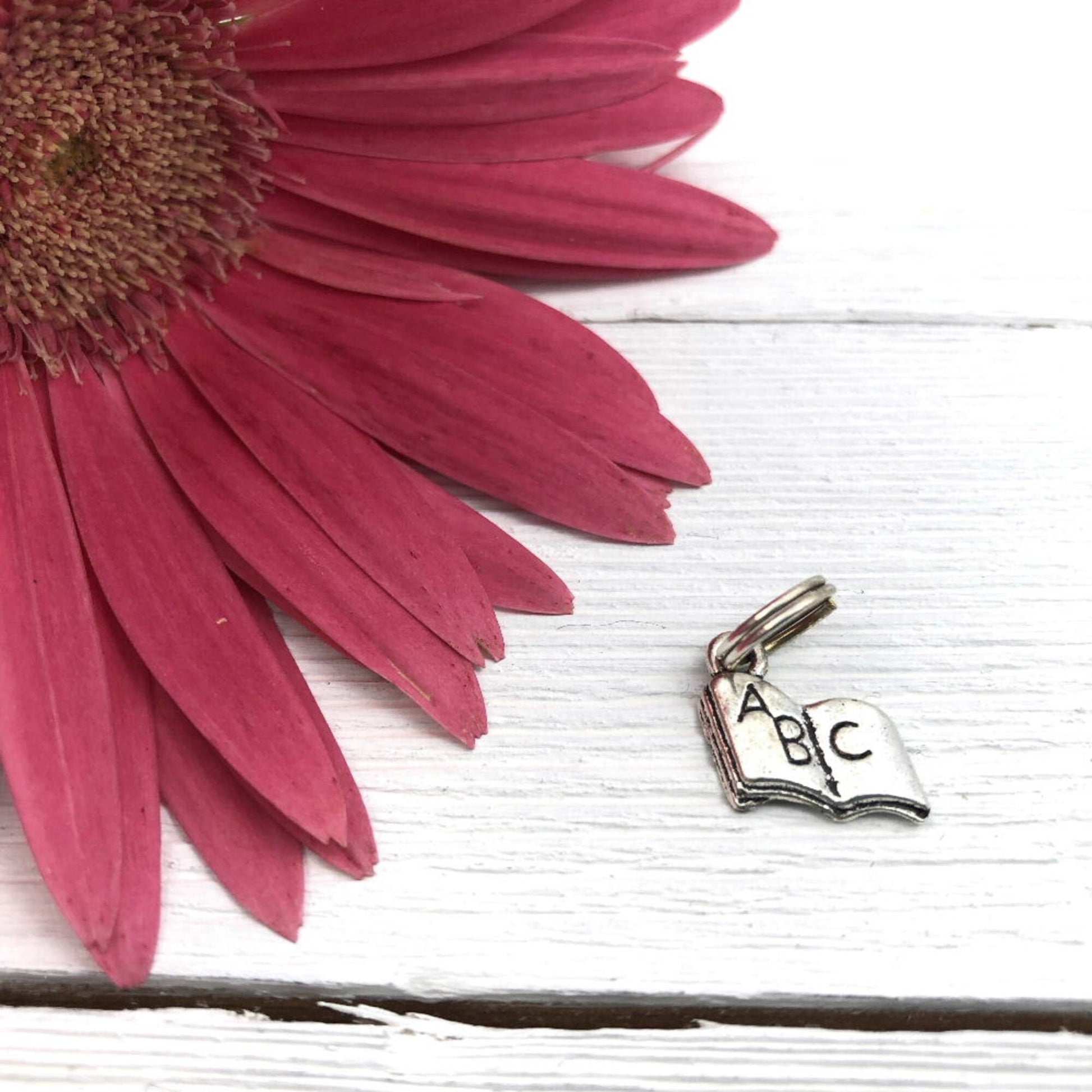 Mini Keyfob Teacher Keychain ABC Ribbon Ideal Teacher Appreciation Gift