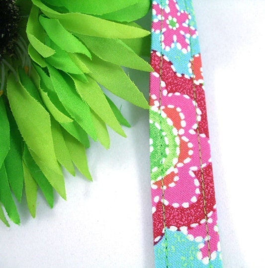 Retro Flowers Lanyard