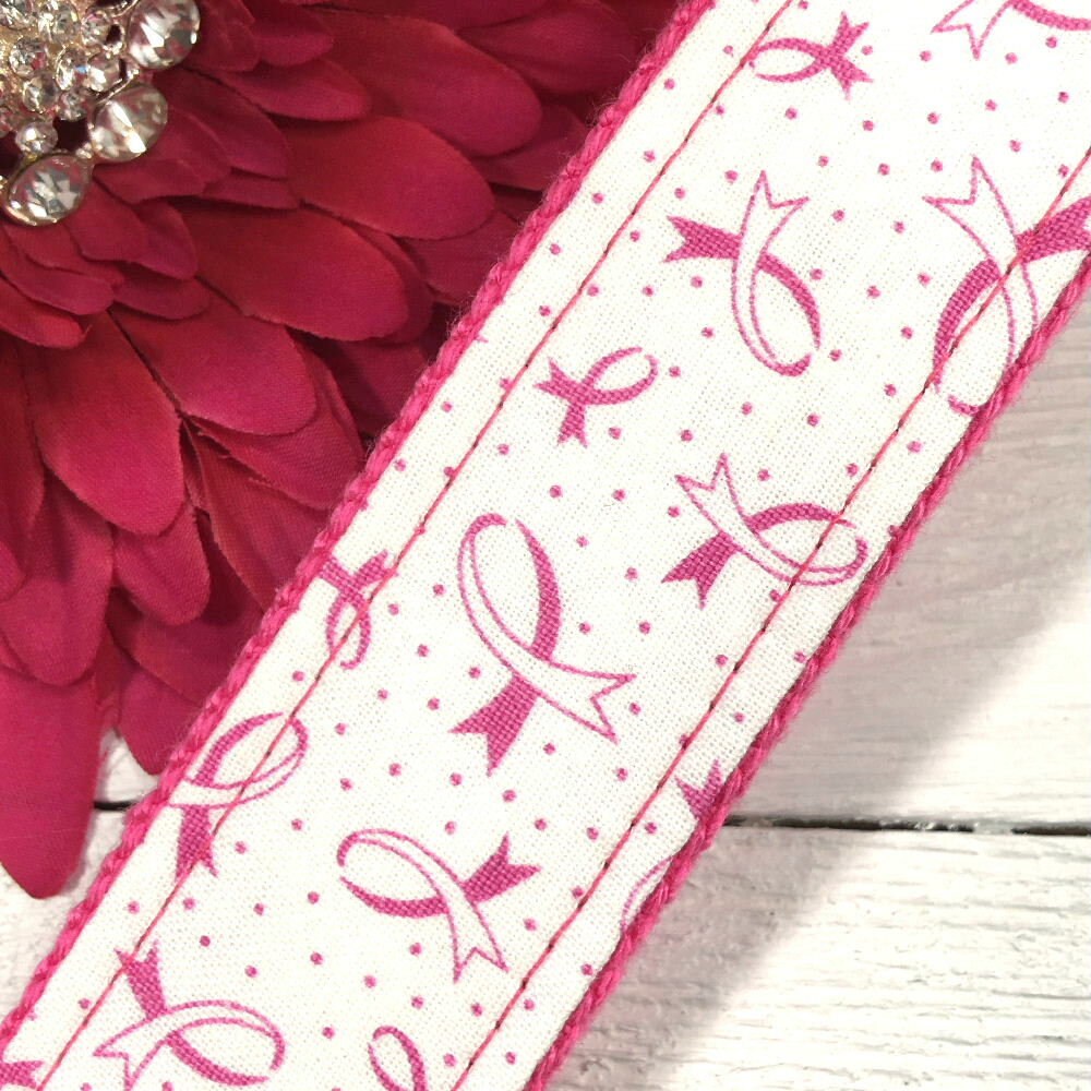 Breast Cancer Keychain Wristlet, Breast Cancer Gifts, Mindfulness Gift, Thinking of you Gift, Encouragement Gift