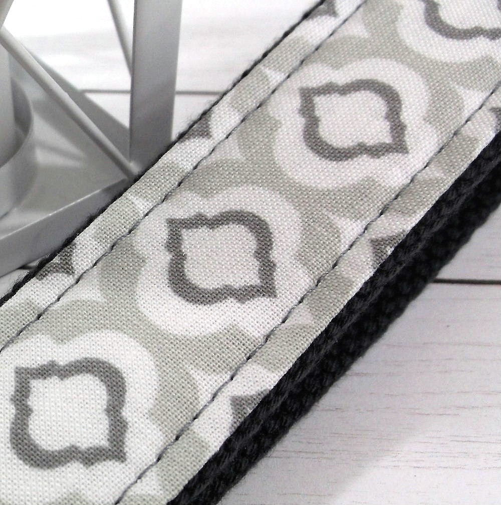 Raindrop Fabric Grey Key fob Gift For Women