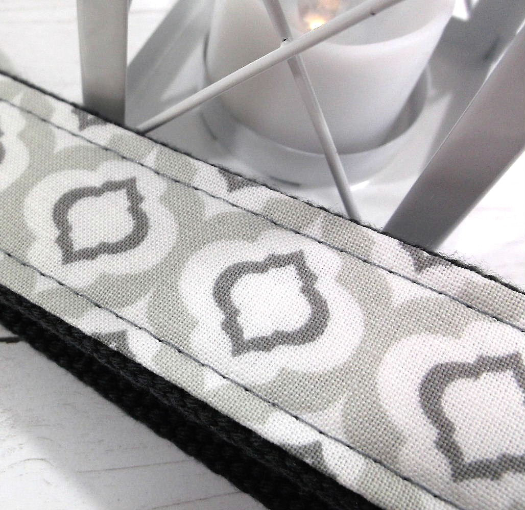 Raindrop Fabric Grey Key fob Gift For Women