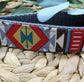 Southwestern Wristlet Keychain, Tribal fabric design Key fob, Handmade Key Chain Gift for Mom, Cute Keychain Bracelet