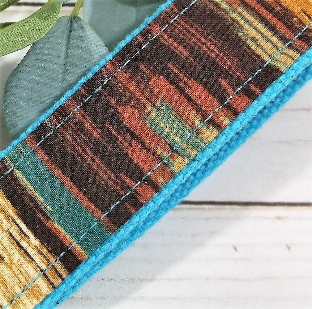 Southwestern Wristlet Keychain, Tribal fabric design Key fob, Handmade Key Chain Gift for Mom, Cute Keychain Bracelet