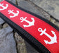 Red Anchor Keychain