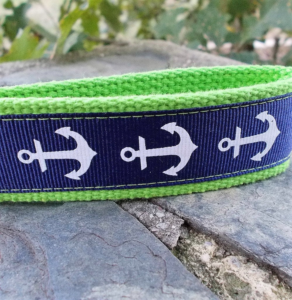 Blue Anchor Keychain