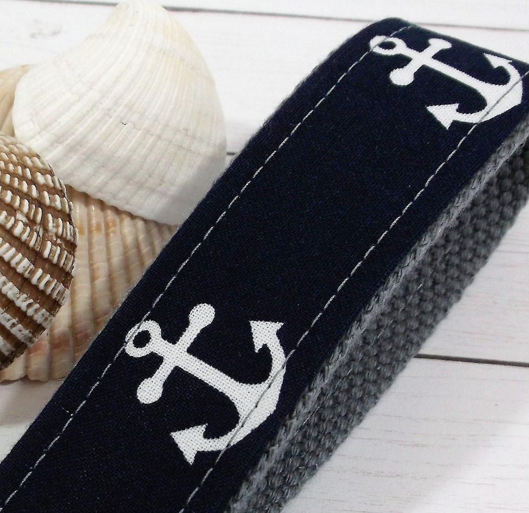 Handmade Wristlet Keychain in Nautical Anchor, College Graduation Gift for her, I Miss You Gift, Mom Gift from Son