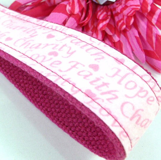 Pink Inspirational Keychain Volunteer Appreciation