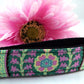 Wristlet Key Fob in Emerald Amy Butler Floral