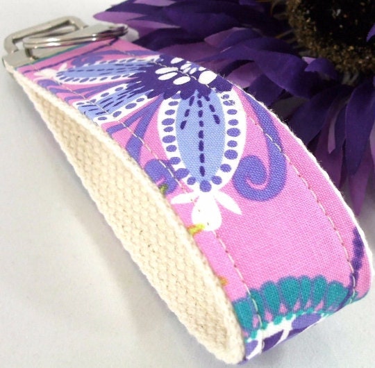 Purple Key Fob Carnival Bloom