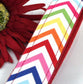 Chevron Key fob Multi Colors