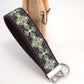 Handmade Jacquard Ribbon Keychain, College Graduation Gift for her, I Miss You Gift, Mom Gift from Son