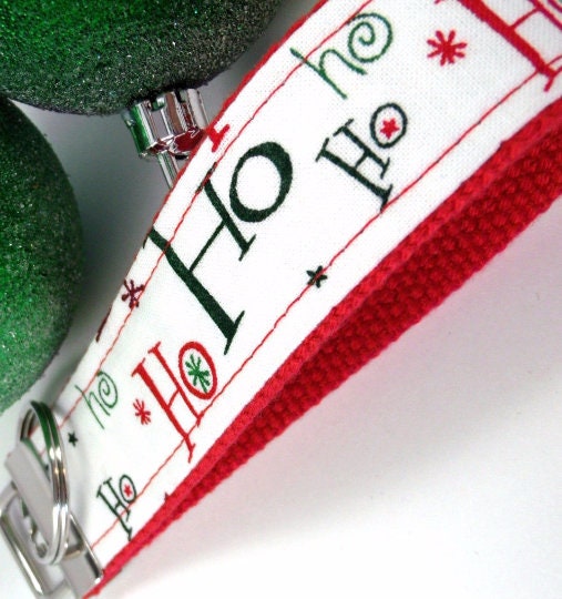 Handmade Christmas Keychain Wristlet, Christmas in July, Trending Now, Key Chains for Women, Teacher Gifts, Best Friend Gifts