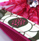 Wristlet Key Fob Floral Magenta Joel Dewberry