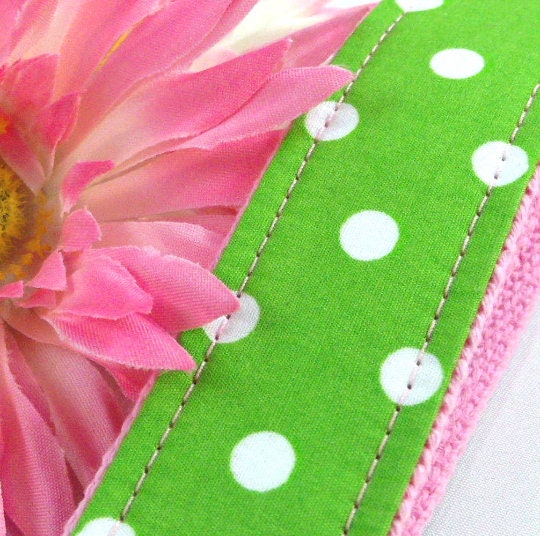 Preppy Polka Dot Key Fob