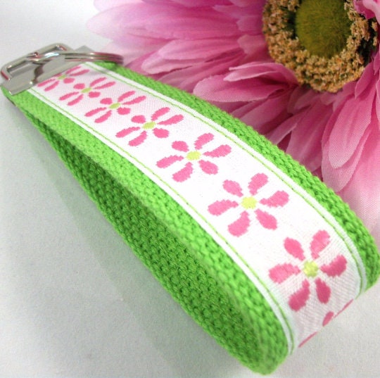 Floral Wristlet Keychain