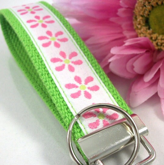 Floral Wristlet Keychain